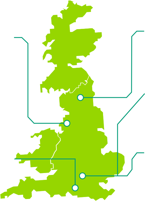 Interactive UK Map showing UK centres